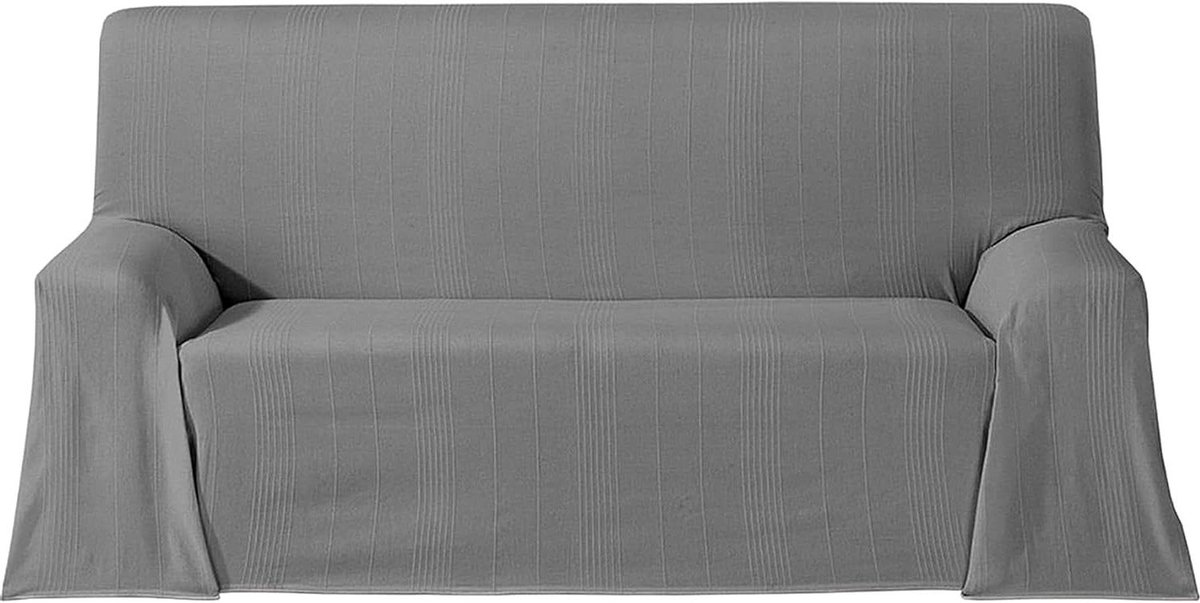 Multifunctioneel Sprei - Decoratieve Plaid - Meubels Beschermen - Gemaakt in Spanje - 230 x 260 cm - Antraciet