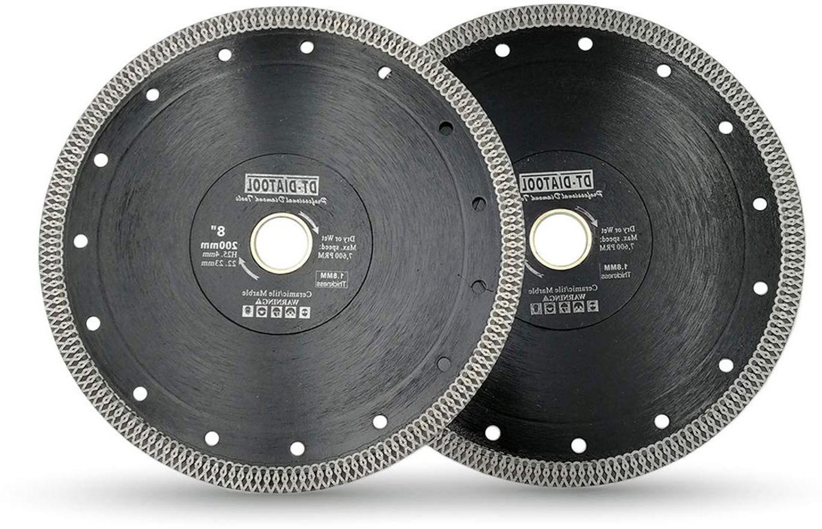 Diamantzaagblad - Snijschijf - Tegels Snijden - X Mesh Turbo Rand - 200 mm - Grijs