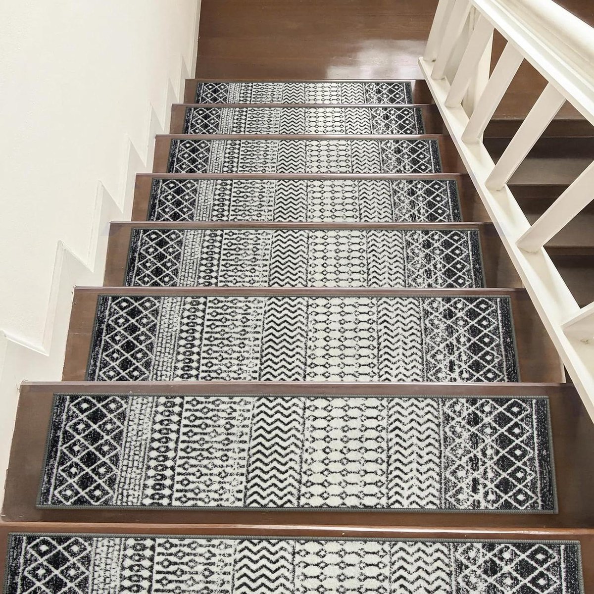 Traptreden Antislip - Trapmatten Tapis Escalier - Trap Veiligheid - Met Rubberen Achterkan