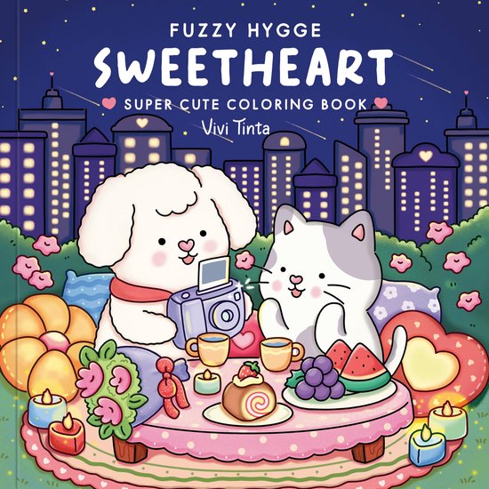 Fuzzy Hygge: Sweetheart Coloring Book