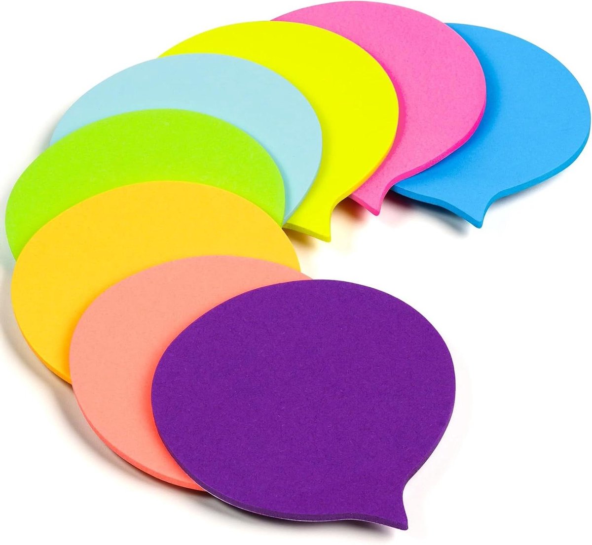 Kleurrijke Post-its - Notitieblaadjes - Notities Maken - Bubbel Vorm - 240 Vellen - Meerkleurig
