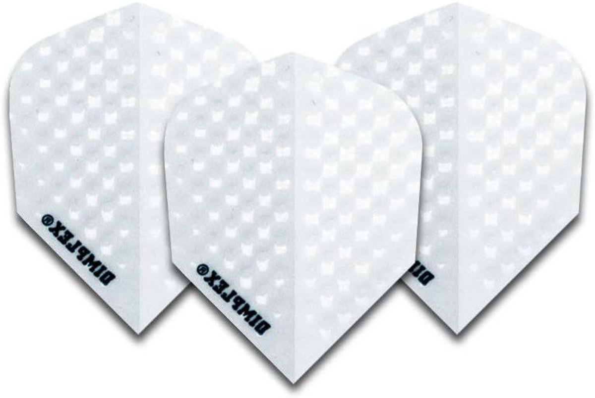 Dart Flights - Vliegjes Set - Darts Spelen - Standaard Vorm - 12 Stuks - Wit