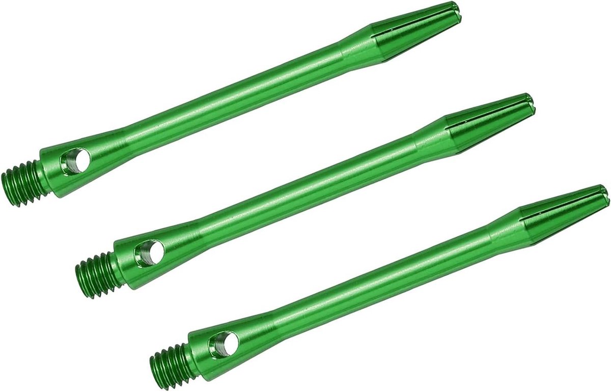 Dartschachten Aluminium - Dart Stelen - Dart Spel - Duurzame Constructie - 48 mm Lengte - Groen