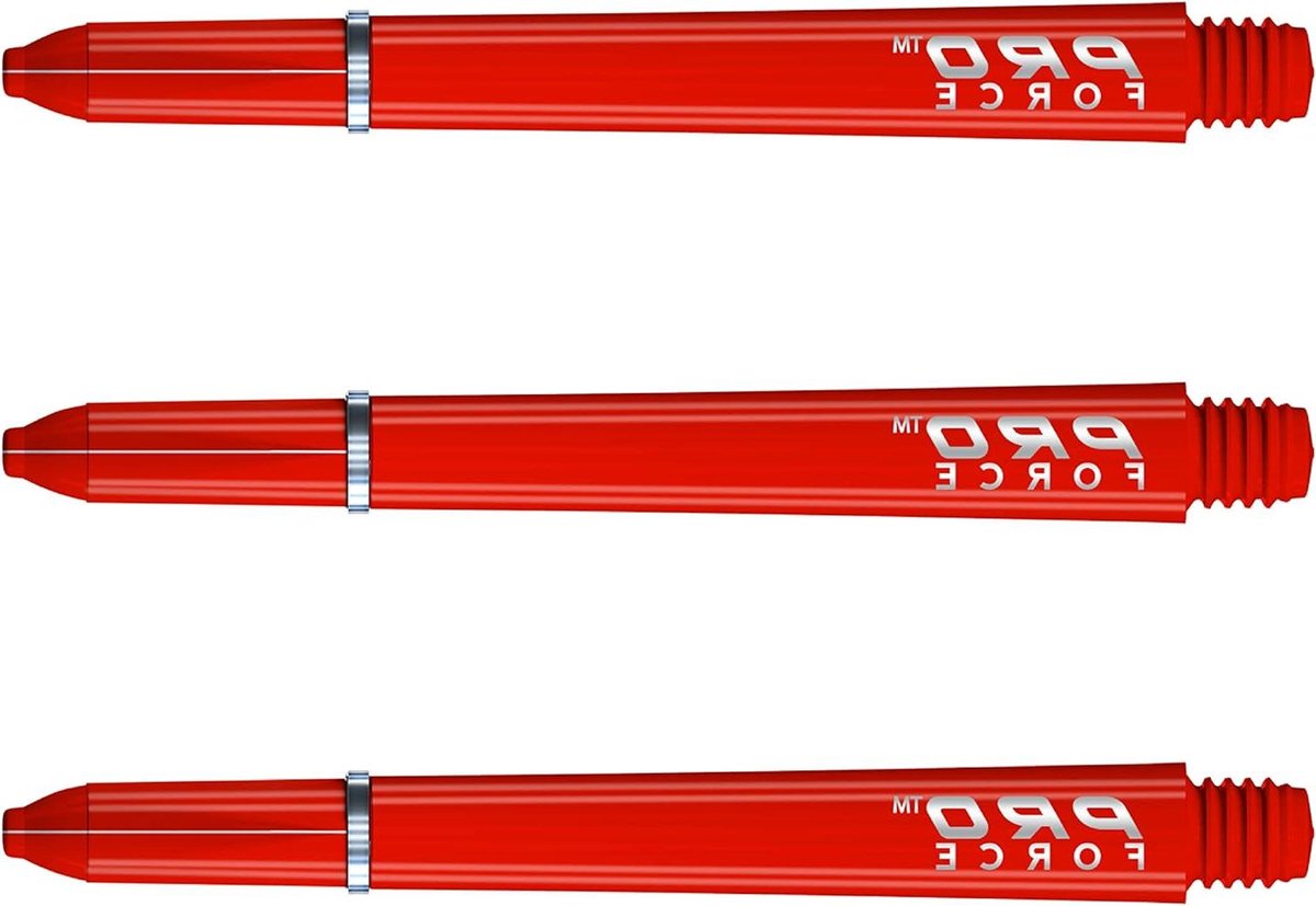 Dartstelen Nylon - Reserve Stokjes - Precisie Werpen - Schachtvergrendeling - 46 mm - Rood