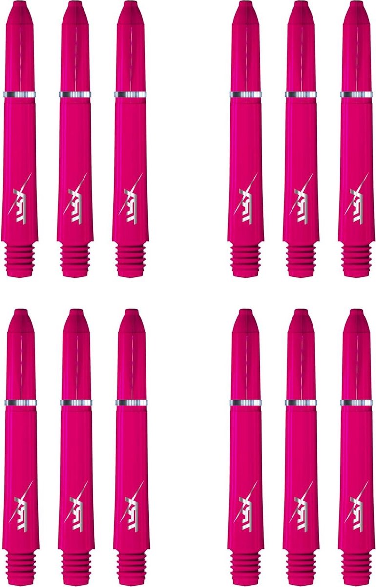 Dart Shafts - Dart Stems - Darts Spelen - Nylon Materiaal - 12 Stuks - Roze