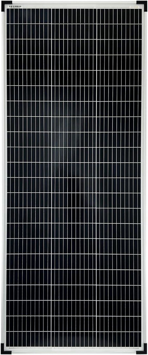 Zonnepaneel 150 Watt - Mono paneel - Energie opwekken - 10 Busbar technologie - 143 x 59 cm - Zwart