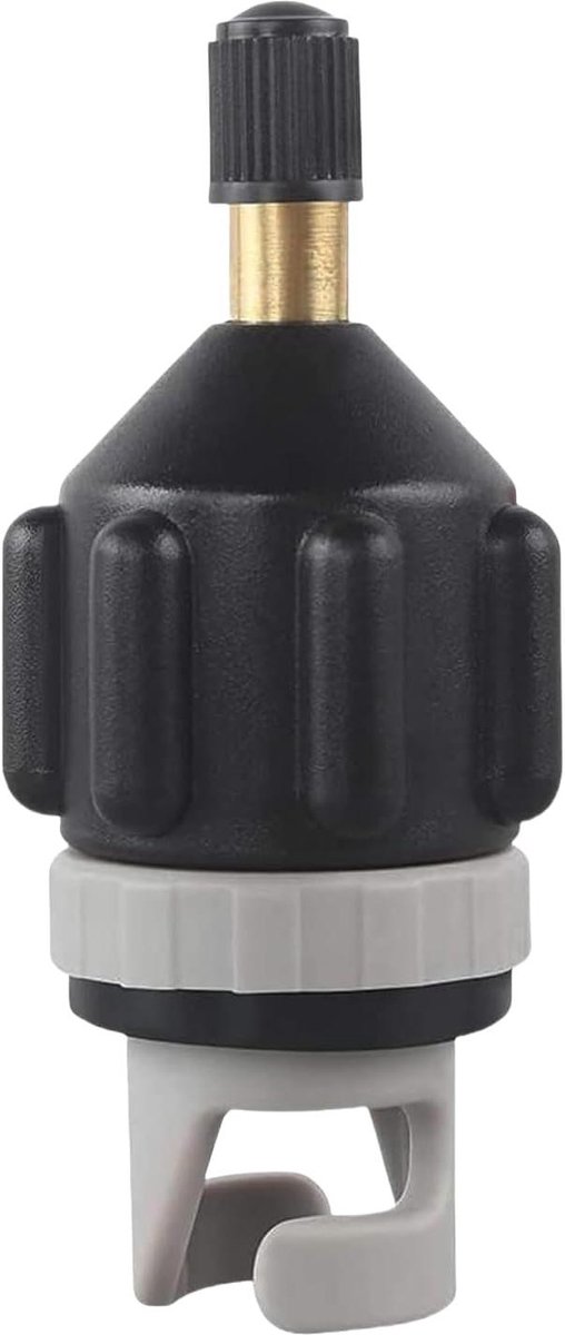 Opblaasbare Boot Adapter - Luchtventiel Converter - Watersport Uitrusting - Koper en Rubber - 10.5 x 6.4 x 3 cm