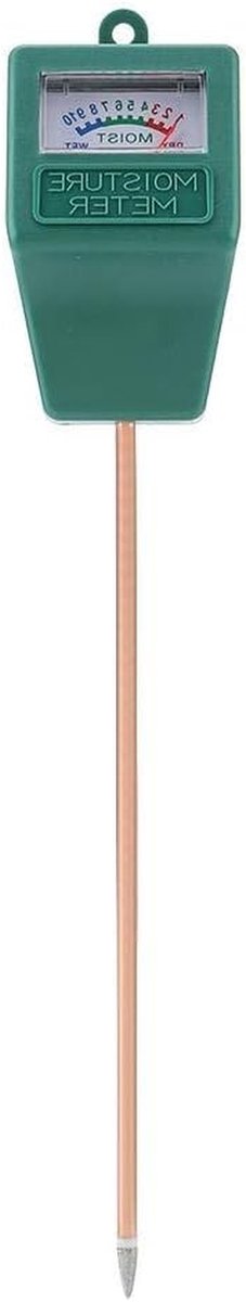 Bodemvochtigheidsmeter - Bodem tester - Plantenverzorging - Lange enkele sonde - 29 cm - Groen