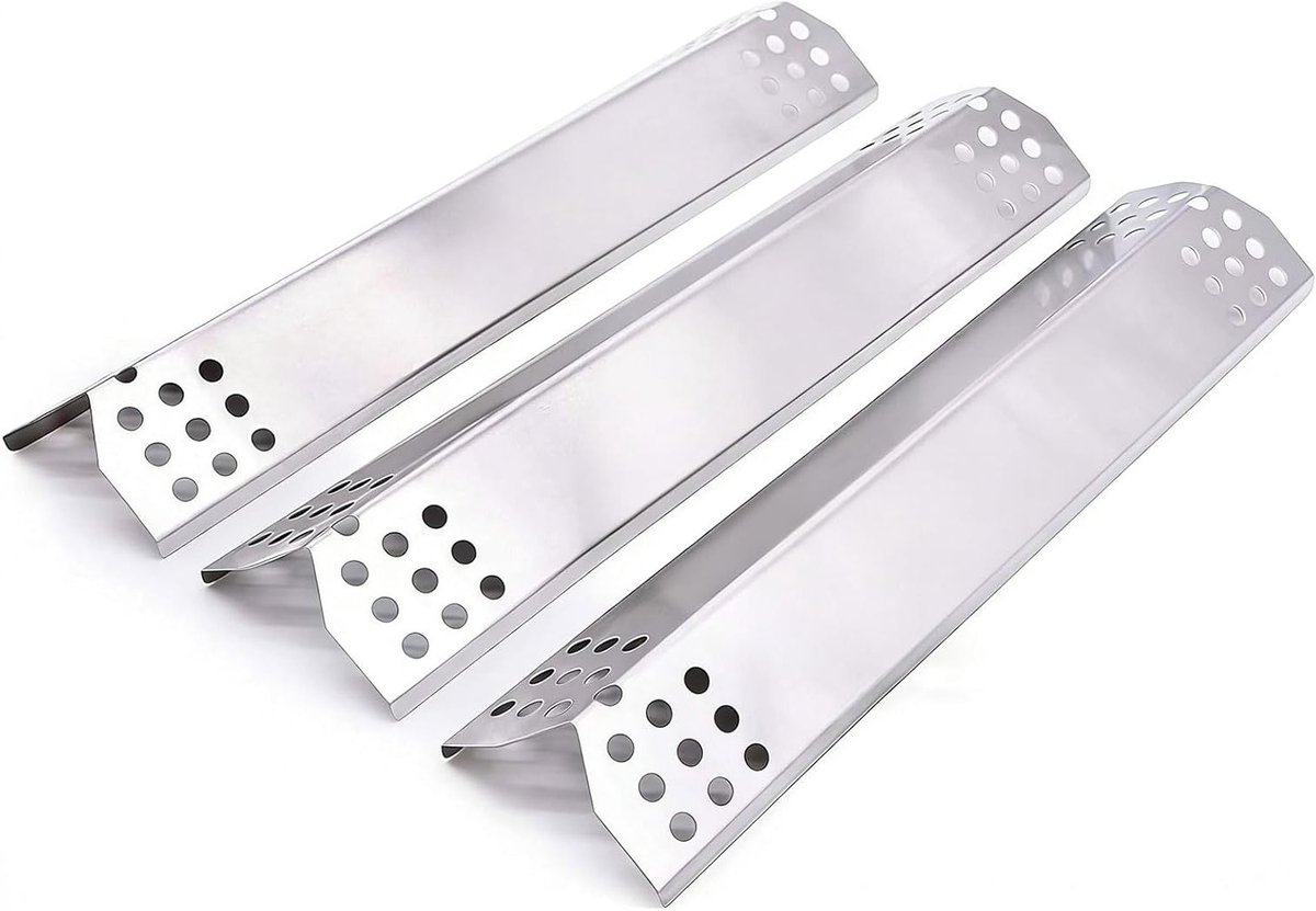 Grill Heat Plate voor Nexgrill en Grillmaster - Vervangende RVS Vlamverdeler van 37CM voor Betere Warmteverdeling en Grillprestaties