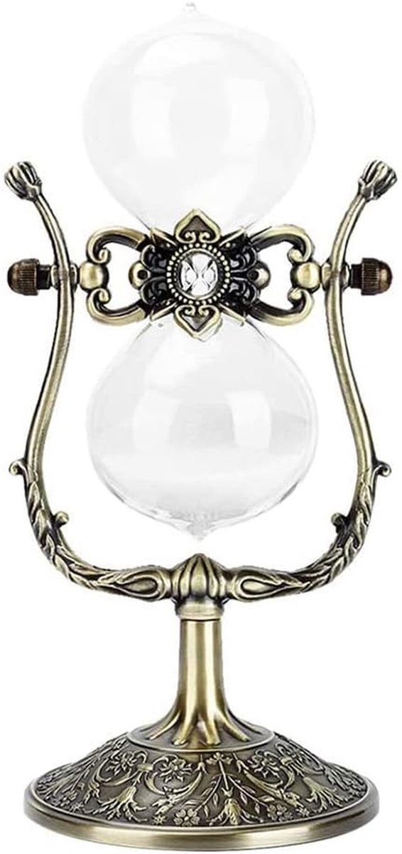 Zandloper Timer - Zandklok Decoratie - Studie Tijd Meten - Vintage Design - 15 Minuten - Zandkleurig
