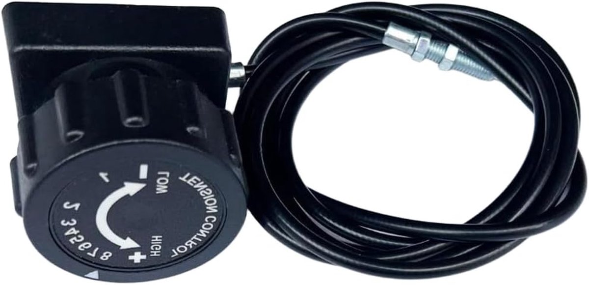 Hometrainer Weerstandsregelaar - Fiets trainer - Intensiteit aanpassen - 8 weerstandsniveaus - 170cm kabel - Zwart