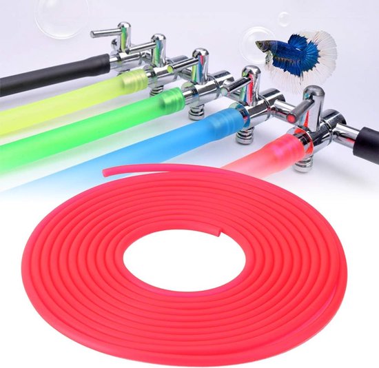 Tank Air Tube 5 M Aquarium Luchtpomp Buis - Zachte Siliconen Dikkere Zuurstof Slang voor Vnk (Zwart) — afbeelding 4