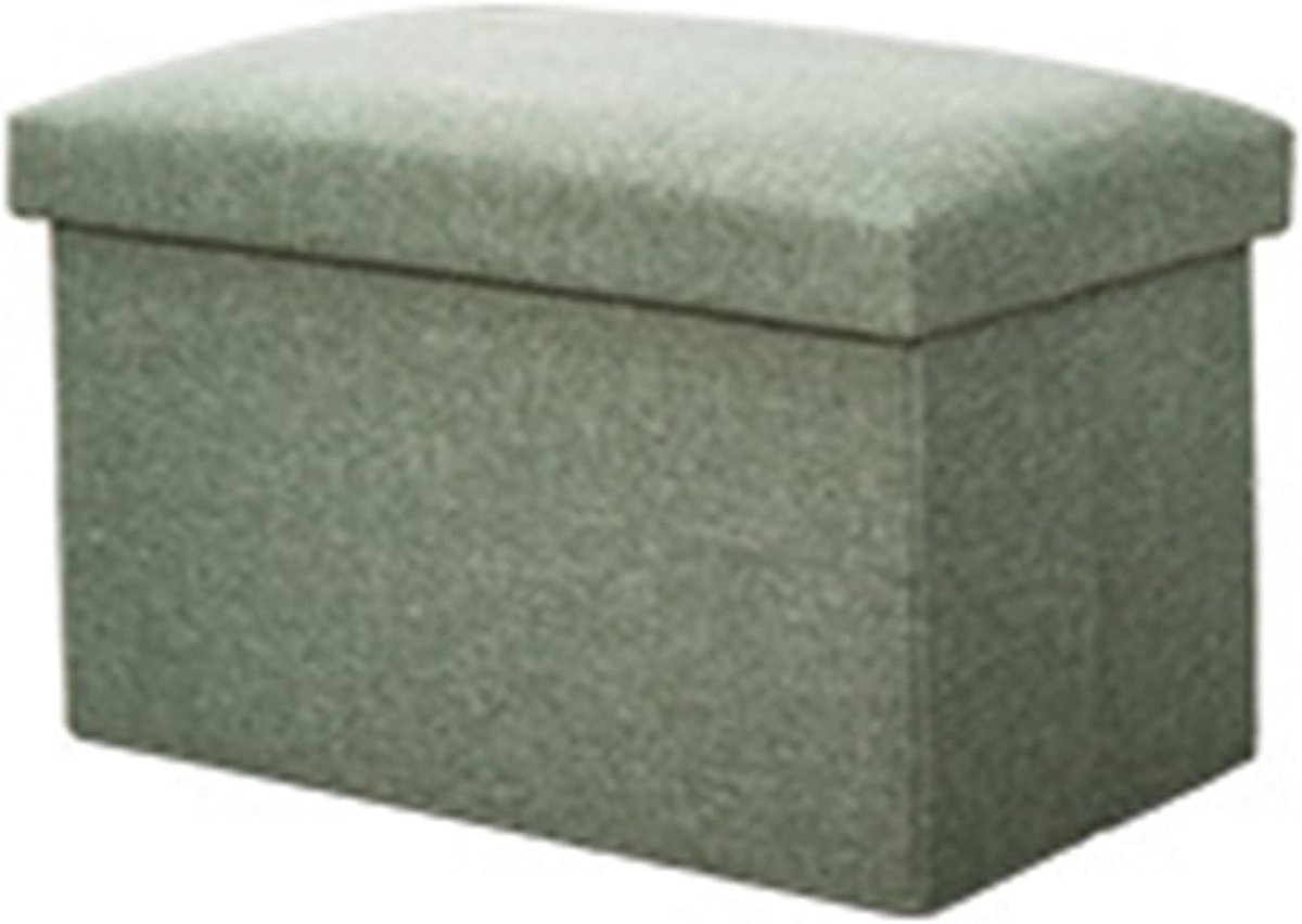 Opklapbare Ottomaanse Bank - Opbergpoef Kruk - Ruimte Besparen - Verborgen Opbergruimte - 76cm - Veelkleurig