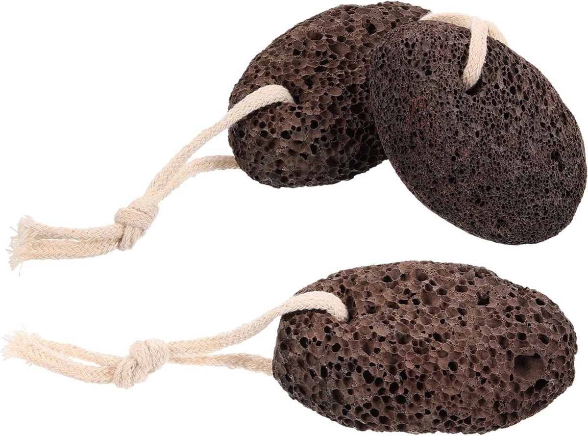 Pedicure Stenen - Voetvijl Set - Voeten Verzorgen - Ergonomisch Ontwerp - 3 Stuks - Zwart