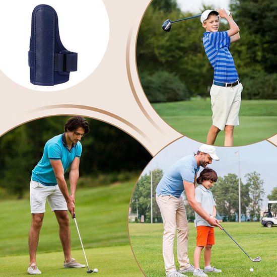 Golf Pols Trainer - Swing Correctie - Golfslag Verbeteren - Houdt Zwaaipad Stabiel - 36.8 x 13.6 cm - Zwart van GOLF — afbeelding 3