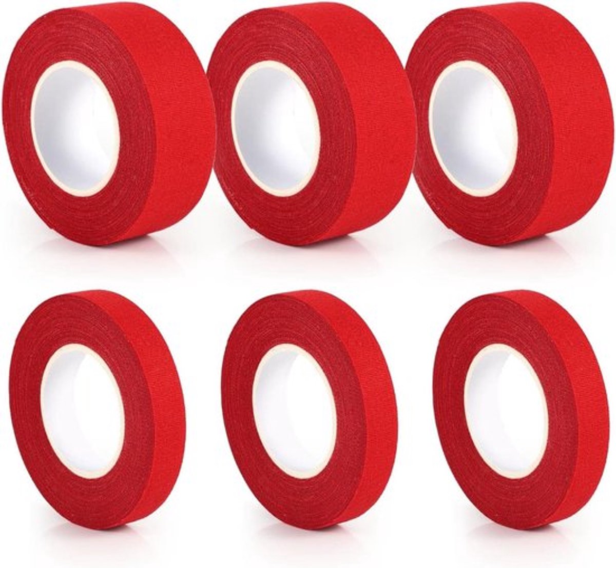 Katoenen Lacrosse Gripband voor Hockey, Honkbal en Golf - 6 stuks, 9,14m