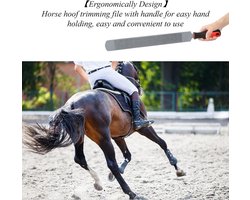 Hooivijl voor Paarden - Professionele Hoeftrim File voor het Verzorging van Paardenhoeven en Hooivijl Accessoires