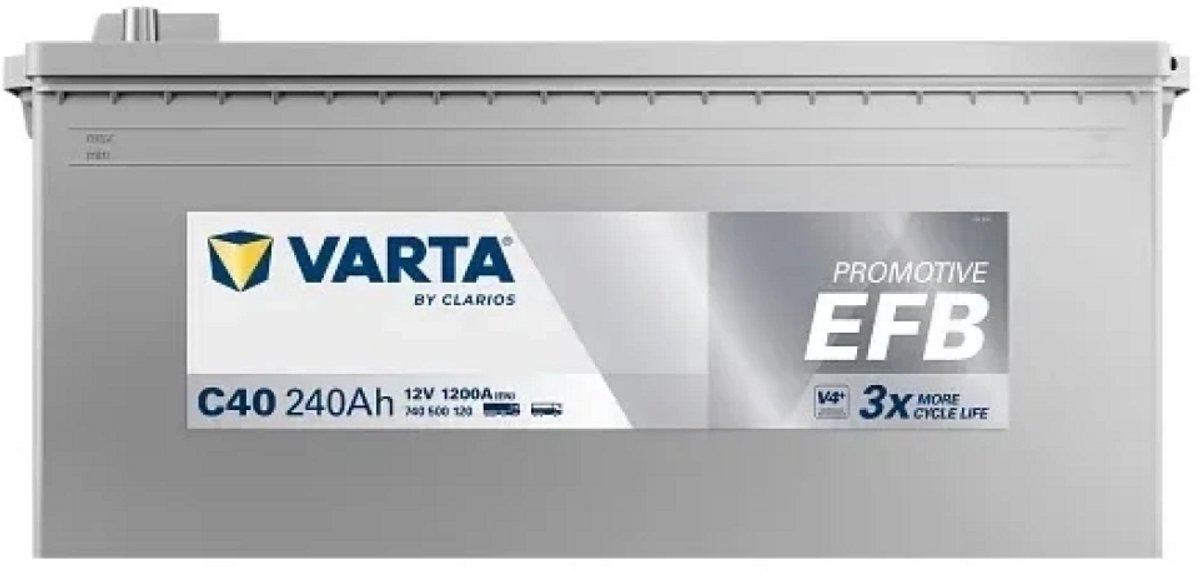 Varta Promotive EFB type C40 startaccu 12 volt 240 ah