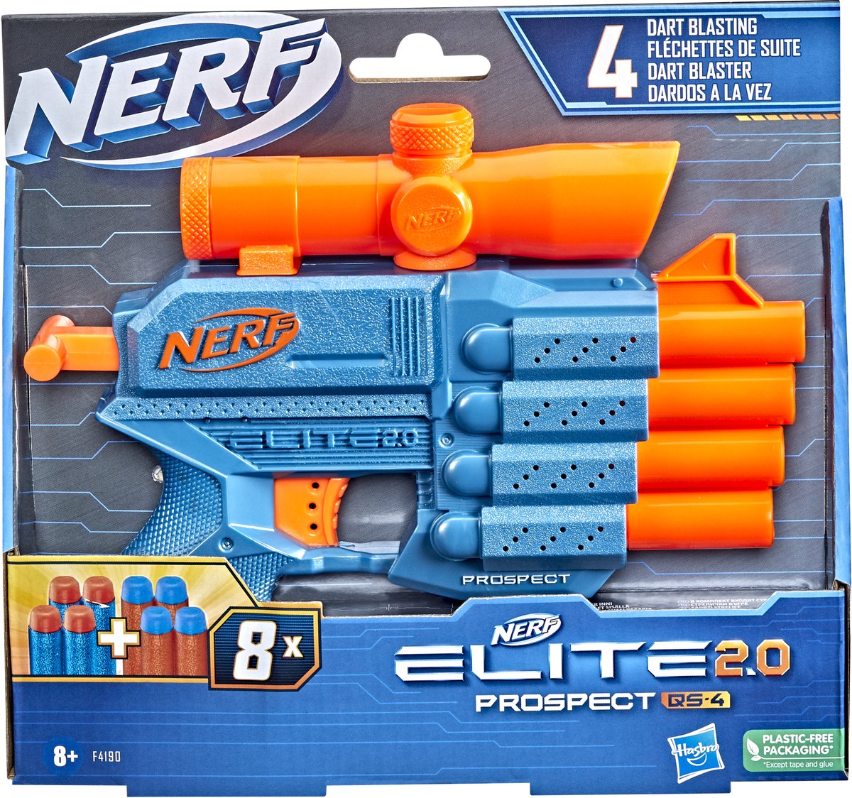 NERF Elite 2.0 Prospect QS 4 - Blaster
