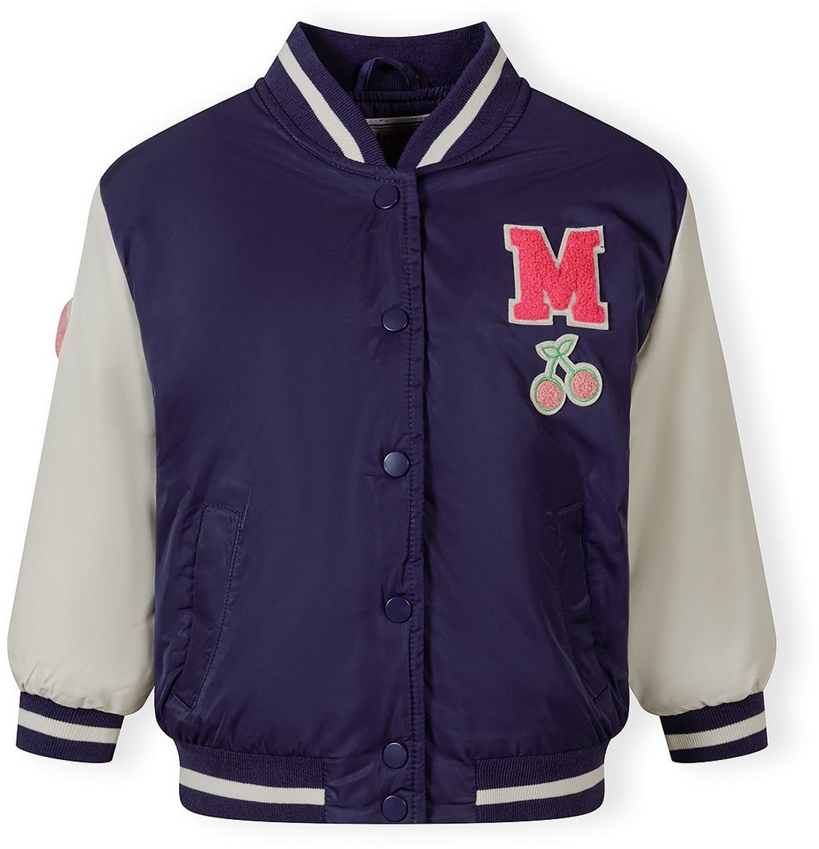 Minoti bomberjack meisjes varsity - waterafstotend - donkerblauw