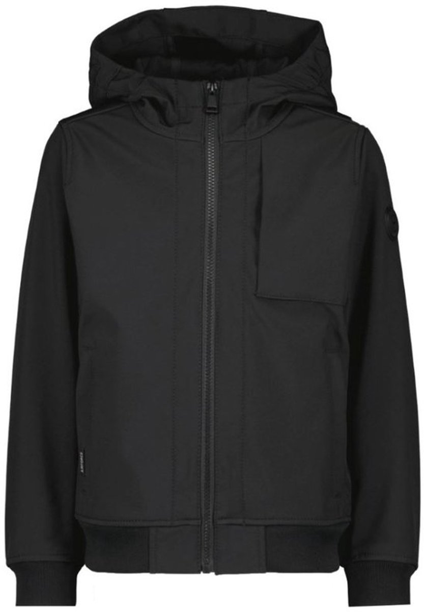 Chestpocket Softshell Jas Kinderen True Black 10