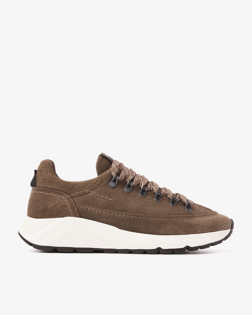 VIA VAI Owen Spencer Sneakers Heren - Suède - Bruin - Maat 46