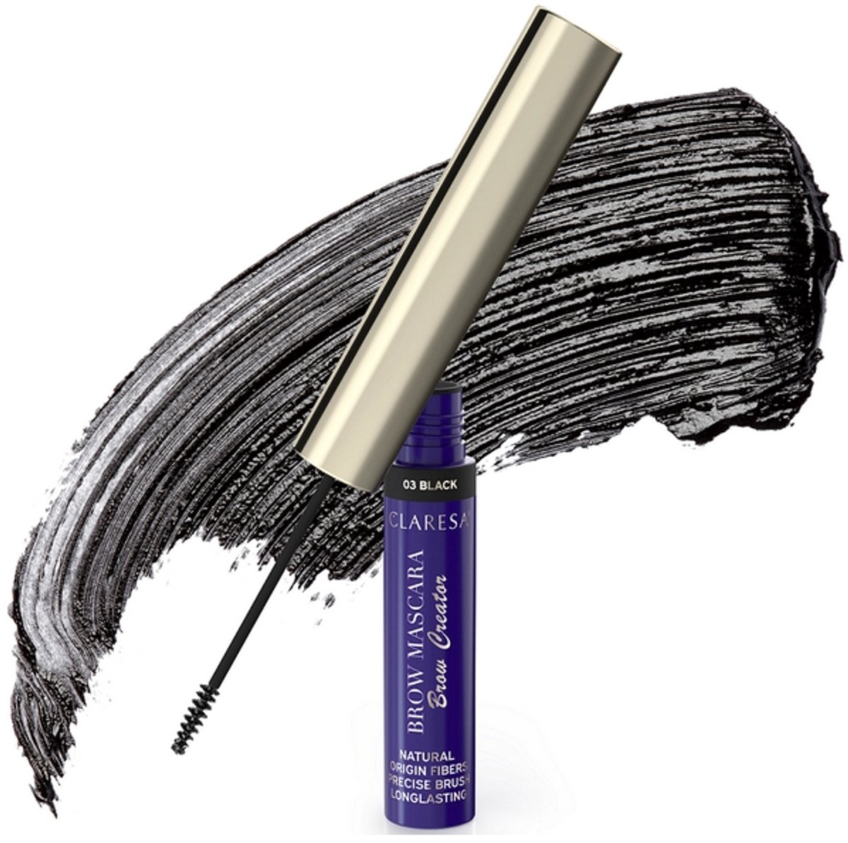 CLARESA BROW CREATOR 03 BLACK BROW MASCARA WENKBRAUWGEL 6 GRAM