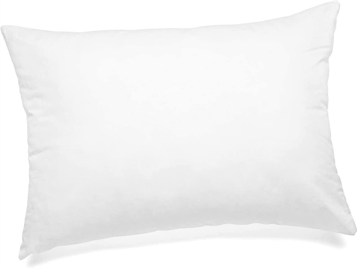 SnelShoppen - Toddler Pillow 40x60cm, Zacht Organisch Katoenen Kussen voor Kinderen, Hypoallergene Baby Kussen, Bed Kussen, Slaap Kussen, Witte Kussen