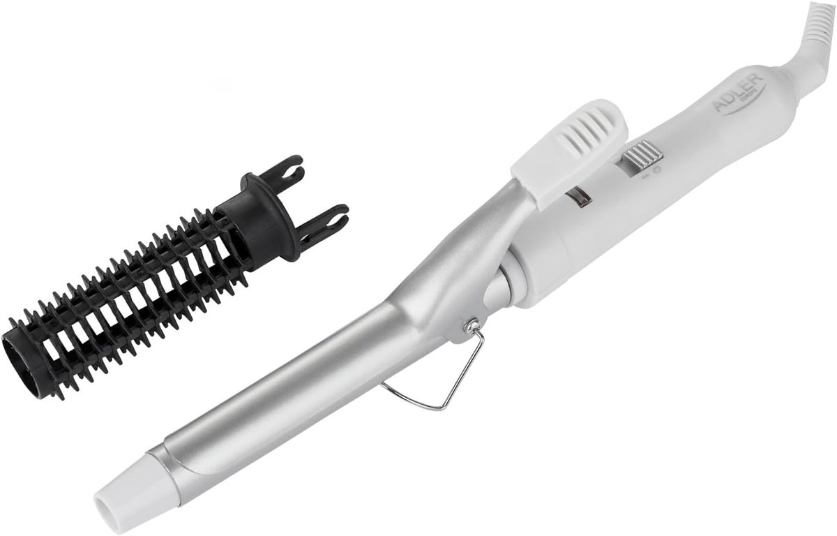 Thijox - Krultang Wit - Energiebesparend, Keramische Coating, Snel Opwarmend, Voor Zachte Golven en Prachtige Krullen - Ideaal voor Feest en Dagelijks