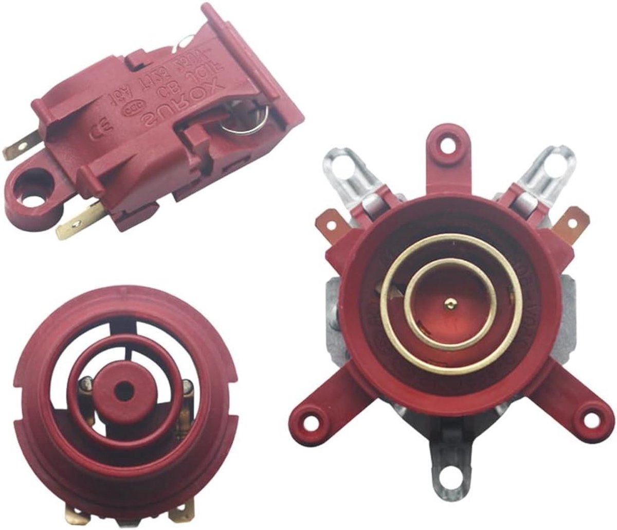 Thermostaat Koppeling Set - Reparatie Kit Waterkoker - Waterkoker Repareren - Compleet 3-delig - Standaard Afmetingen - Rood