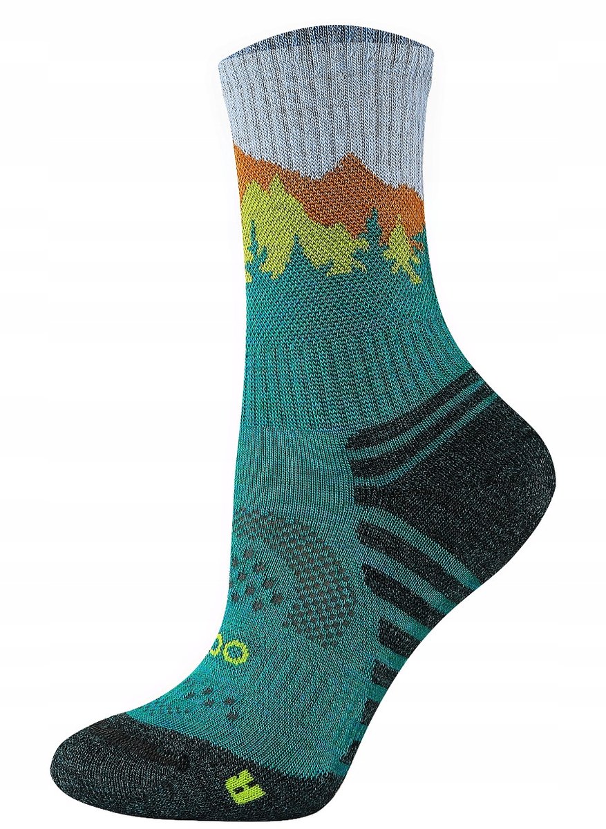 Kinder Wandelsokken FALCON TRAIL KIDS Merino Wol Petrolio