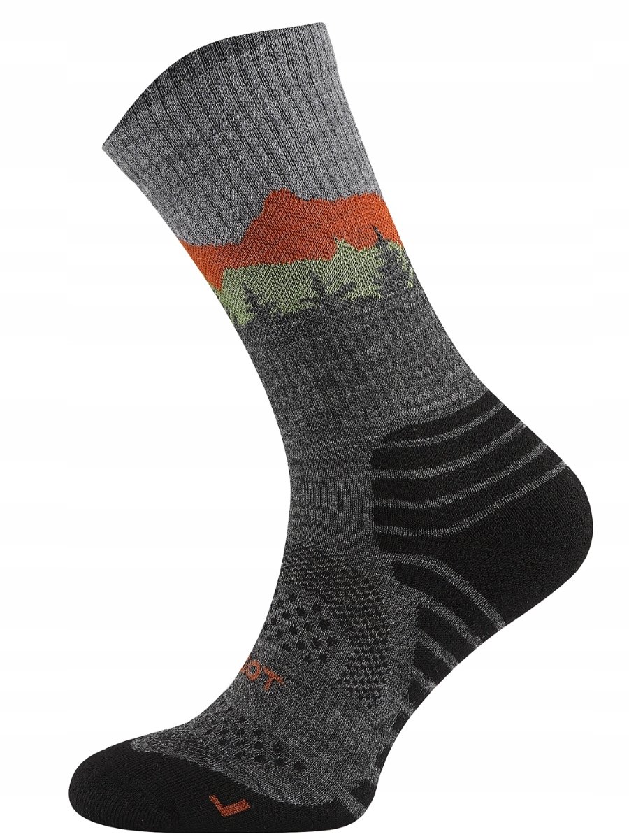 FALCON TRAIL Merino Wandelsokken Grijs