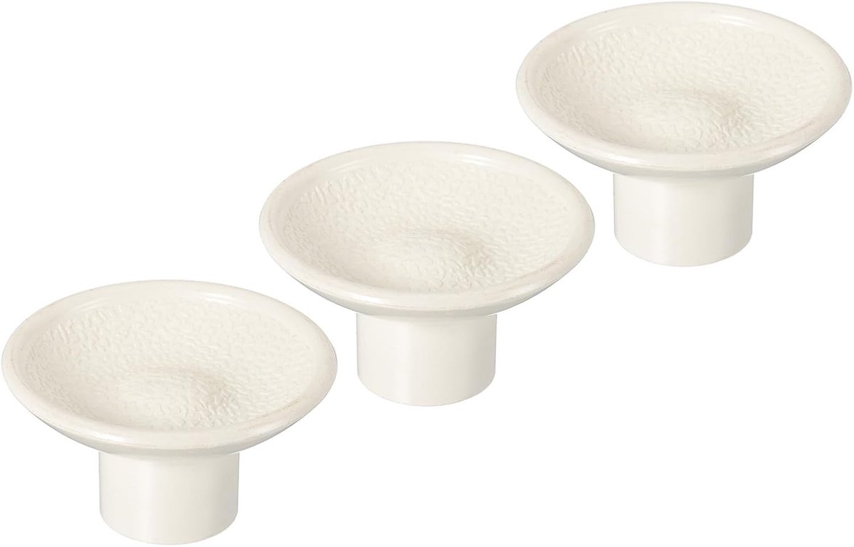 Tweevoudige deurbeslag, 3 stuks 3,8 inch dubbelgevouwen deurtrekknop kastknoppen tweevoudige kastdeur hardware reparatie deel kit voor opvouwbare kast schuifdeur, wit
