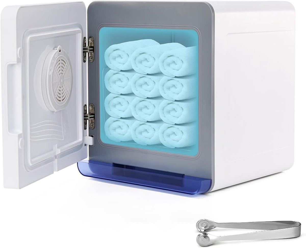 8 liter handdoekwarmer, 3-in-1 handdoekverwarmer, elektrisch met uv-sterilisator, elektrische handdoekradiator, handdoekhouder voor spa, massage, salon en nagelverzorging