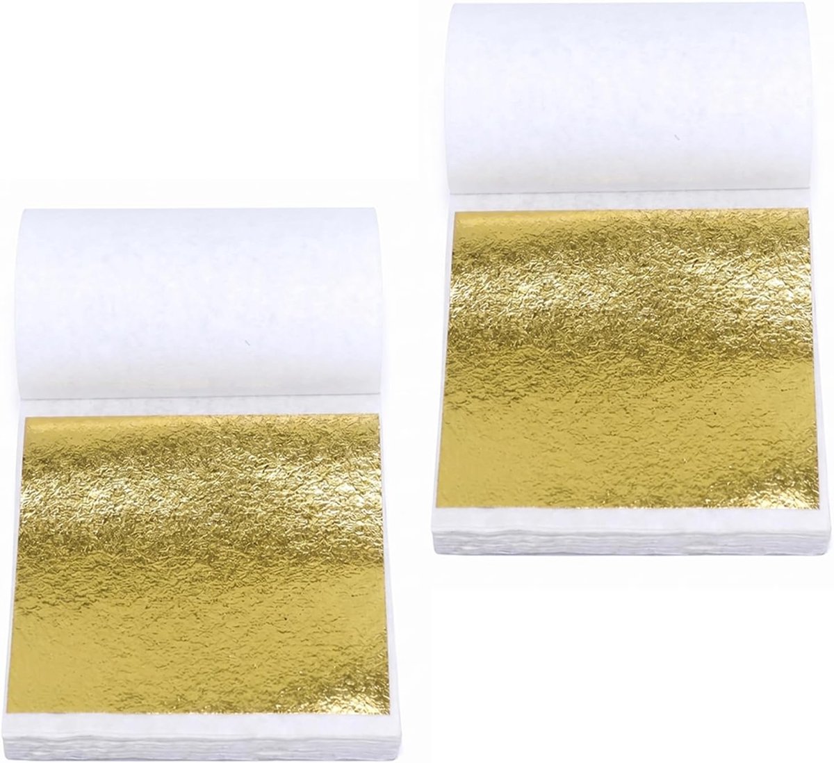 400 vellen goudfolie, goudbladeren voor handwerk, goud om te knutselen, goudpapier voor handwerk, decoraties, doe-het-zelf creaties