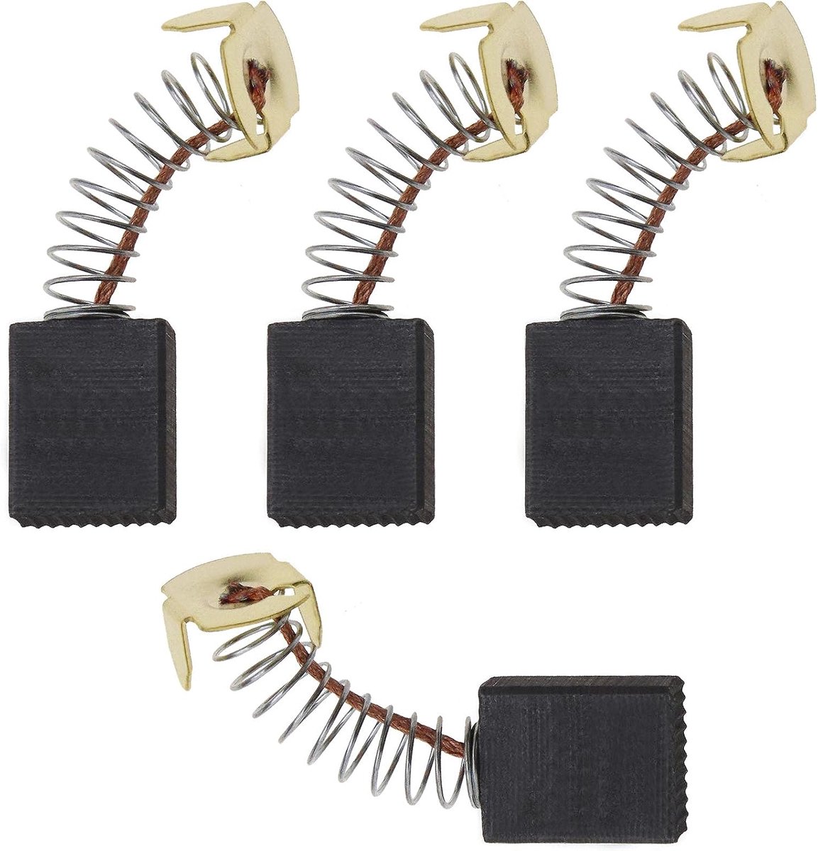 2 paar Carbon Borstels 16.5mmX13.5mmX6.5mm Compatibel met Evolution Rage 2 355mm Cut Off Chop Saw Vervanging Onderdelen