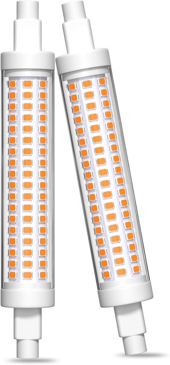 LED 118mm 10W, Dimbare Extra Warmwit 2200K Blauwlichtvrije R7s J118 LED-lamp voor Vloerlampen, Tafellampen, Nachtkastlampen, AC 220-240V (2 stuks)