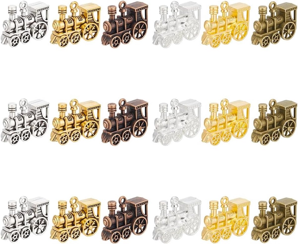 18 Stks Metalen Trein Markers 6 Vintage Kleuren Domino Trein Accessoires Gegoten Marker Treinen Mexicaanse Treinen Markers Vervanging Metalen Domino Marker Voor Mexicaanse Domino Reizen Set