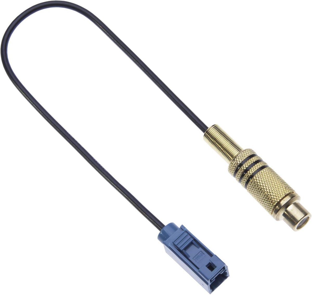 Adapterkabel Fakra naar RCA van Keple voertuignavigatie video radio stereo audio systeem adapterkabel compatibel met Benz W169, C169, W245, W204, S204, C216, CL203, W219, X218, C218