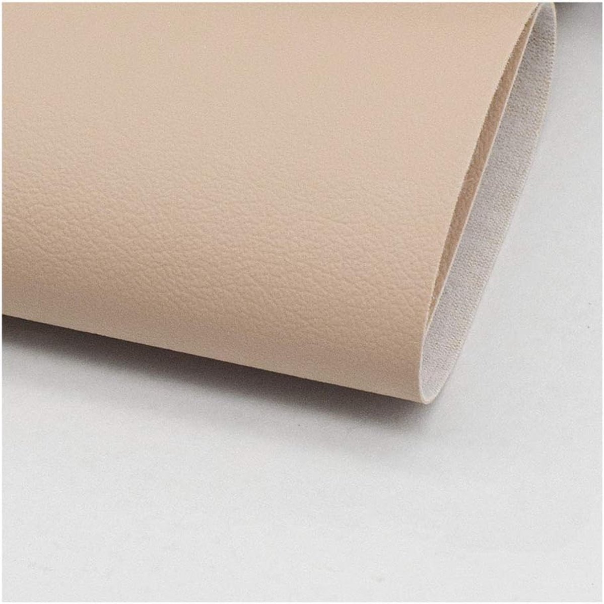 Kunstleer Kunstleer Kwaliteit Hard Dragen Nieuwe Zachte Textuur Voel Kunstleer PU Materiaal Bekleding Getextureerd Materiaal Voor Bekleding Kunstleer Auto Materiaal-Huidkleur 13 # 1.38x5m