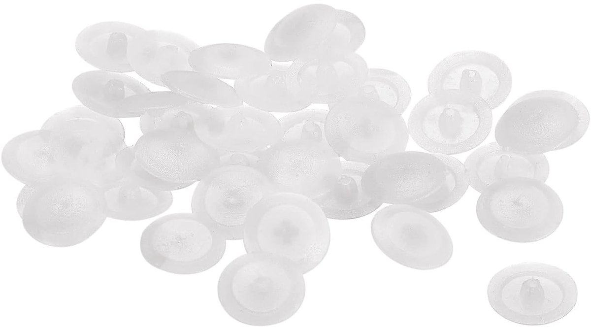 Sourcing map 40 stuks schroefdoppen, afdekkingen, 12 x 3 mm, kunststof schroeven, decoratieafdekking voor kruiskop, nokken, bevestigingsmoer, zelftappende schroef, lichtgrijs