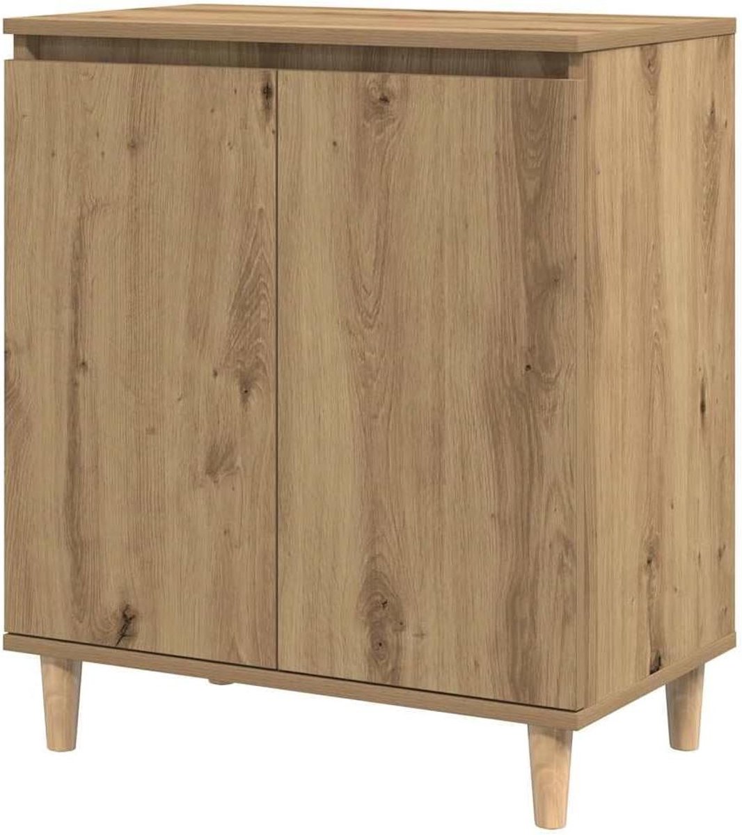 Moderne buffetkast - Dressoir kast - Eetkamer opbergen - Duurzaam technisch hout - 60 x 35 x 70 cm - Eiken