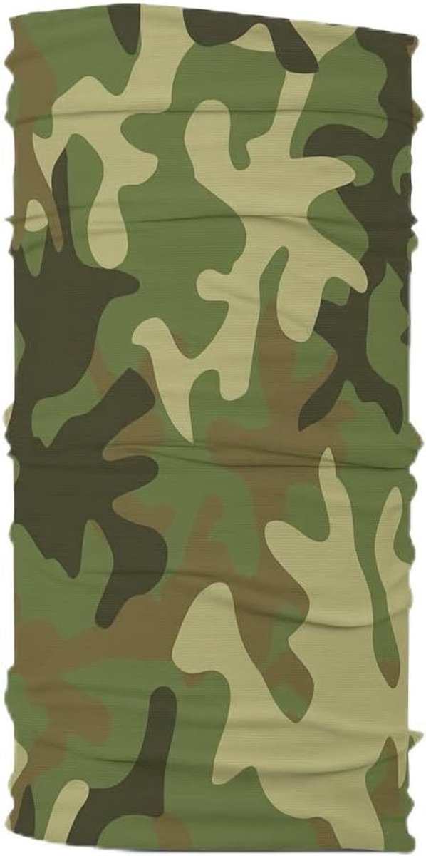 Haarband, rekbaar, voor halsdoek, camouflage, lichte woestijn, Meerkleurig