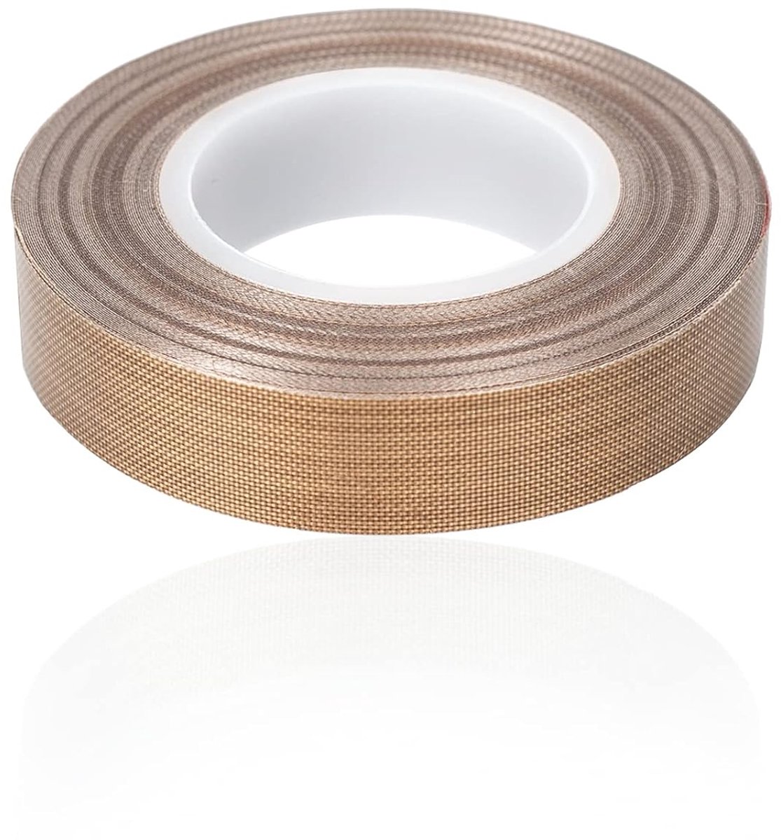 Gecoate glasvezel Teflon zweetband -196 ℃ - +300 ℃ (13 mm x 12 yards x 0,18 mm, bruin)