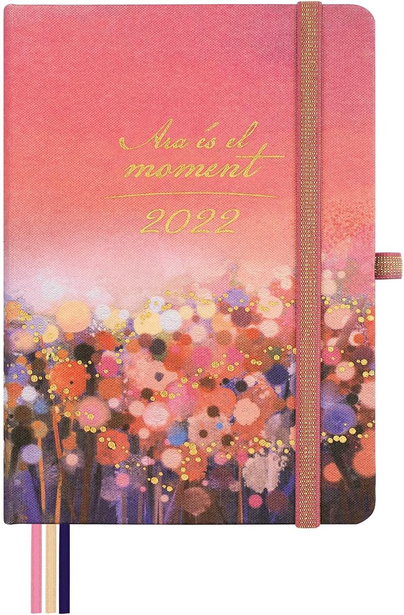 Flexi Lisa - Kalender 2022, weekoverzicht, van oktober 2021 tot december 2022, 15 maanden, middelgroot, M4, 118 x 168 mm, meerkleurig (medium)