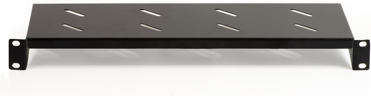 19" 1 eenheid diepte 150 mm (universeel) zwart
