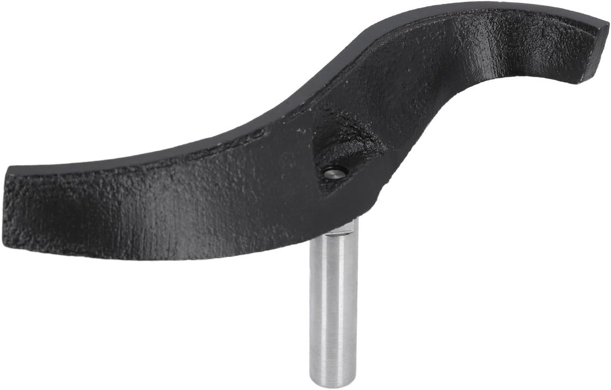 Gebogen Draaibankgereedschapsrust, Unieke S -vormige, Giet Ijzeren Houtgereedschapshouder voor Het Draaien van de Kom, 5/8in Kolomdiameter, voor 16 Mm Draaibankbed