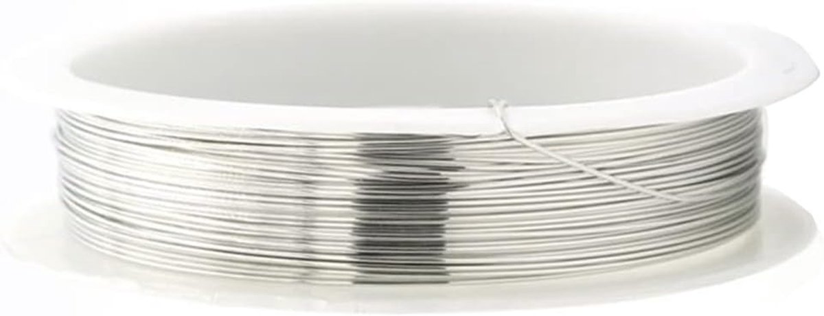 Draad Sieraden Kralen Draadrol Voor Ambachten Kralen Sieraden Maken 0.2mm Zilver
