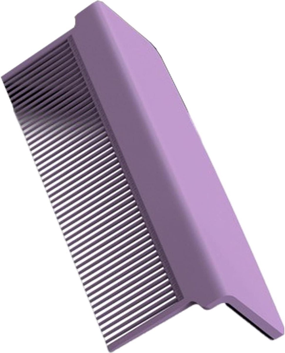 Stijlkam Bevestiging - Haar Styling - Glad Haar Creëren - Ergonomisch Ontwerp - 9.4 x 3.5 cm - Paars