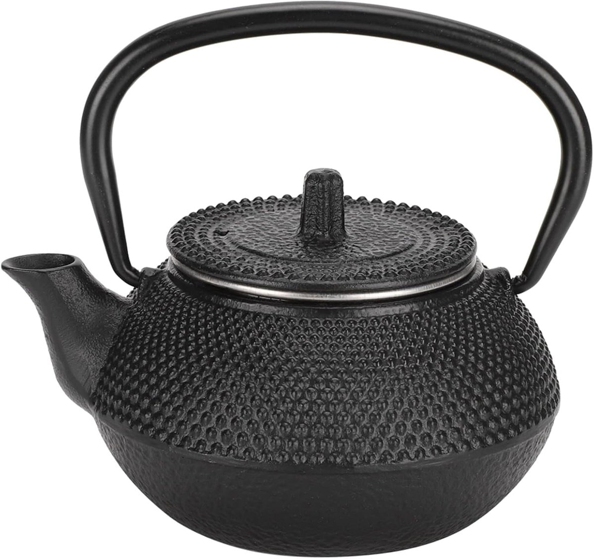 300ML Gietijzeren Theepot Japanse Stijl Ijzeren Waterkoker Gehamerd Theepot met Zeef Kookplaat Veilige Theepot voor Thuis Restaurant